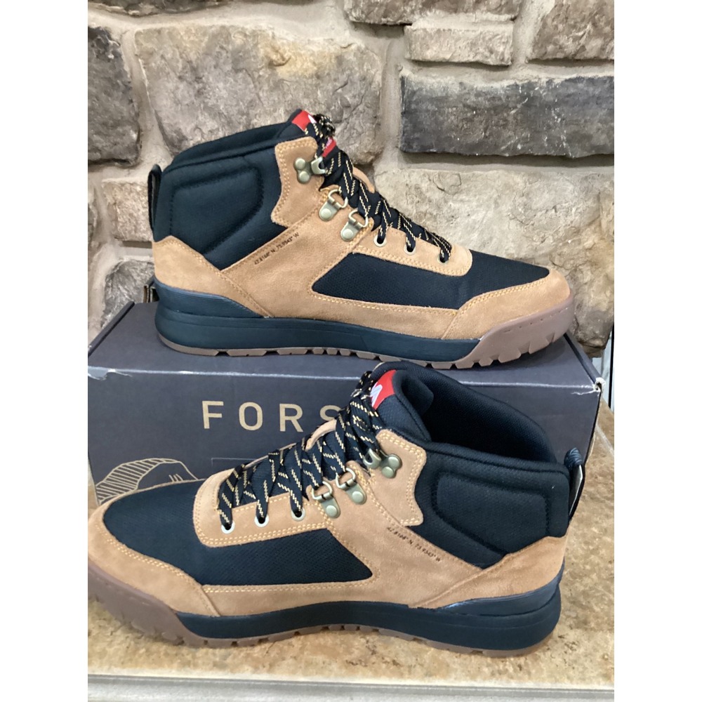 Forsake M Fifteen M WP Mens 11 Waterproof Hiking Boots Tan Black M80060 NEW - Picture 2 of 8